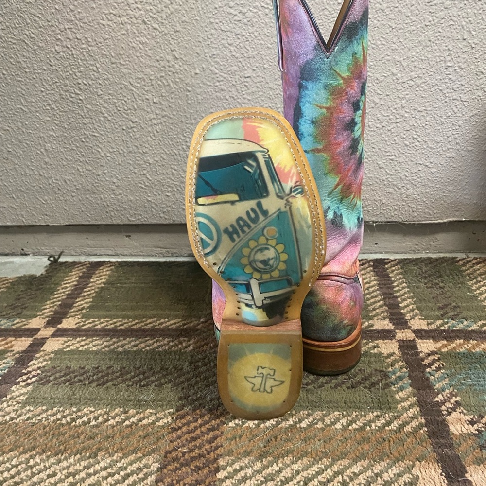 Tin Haul Tie-Dye Cowboy Boots